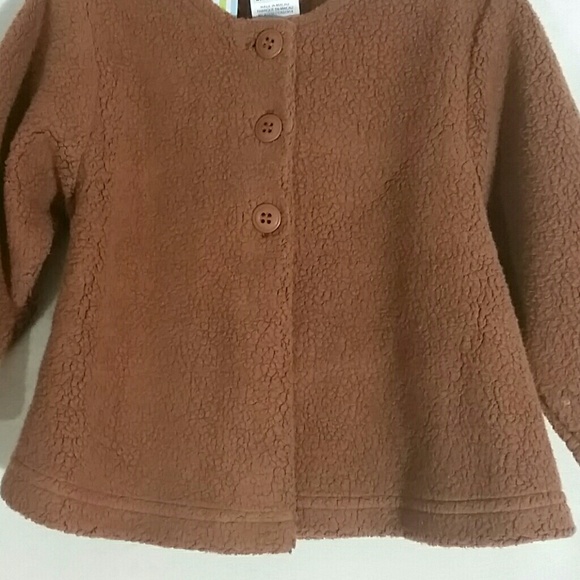 ⭐Zutano Baby Chocolate Cozie Swing Jacket⭐ - Picture 3 of 8